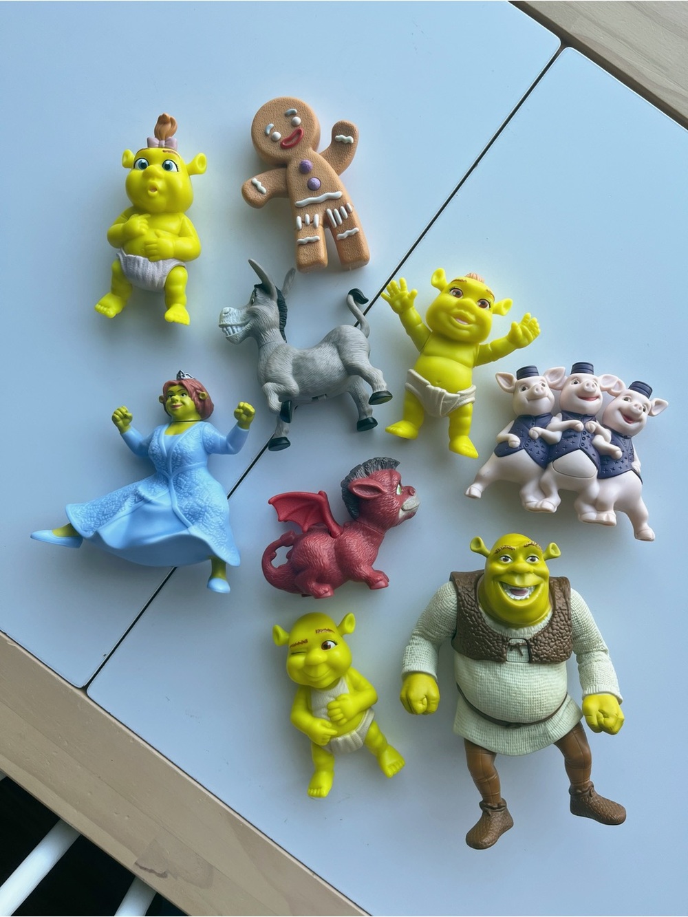 Shrek Movie Character Kids Toy Set - McDonald Figurines
